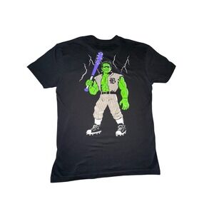 Baseballism Hulk Themed‎ Large Black T Shirt.
